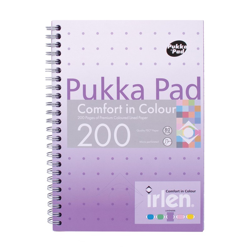 Pukka Pad, Irlen Jotta Pad A5 Notebook 3-Pack – Wire