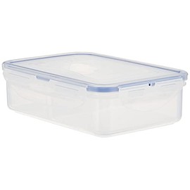 LOCK & LOCK Airtight Rectangular Food Storage Container with Removable Divider 18.60-oz / 2.32-cup