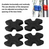 4pcs Bow Limb Dampener Wear Resistant Rubber Reducing Noise Vibration