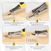 Nail Staple Rivet Tack Puller, 4 PCS Upholstery Staple Remover