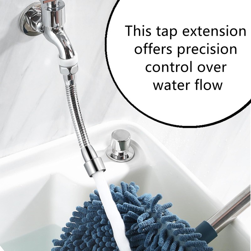 Faucet Extender with 360° Rotation Professional Tap Extender Tap Extension