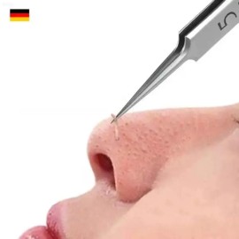 Head 헤드집게 여드름핀셋 헤드압출 피지제거핀셋 헤드제거핀셋 [일자형] Head Pimple Tweezers Head Extraction Pore Cleaning Tweezers Head Removal Tweezers [Straight Type]