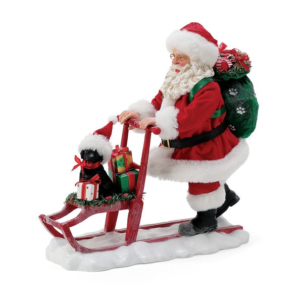 Department 56 Possible Dreams Santa and His Pets Kickin It