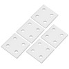 5Pcs Aluminium Extrusion Profile Joining Boards 4‑Hole Vertical Connecting Plates