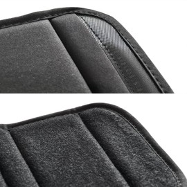 SeedFuture Car Seat Strap Cover Set for Baby, Covers with Crotch Pad Combo for Car Seats, Strollers, Black