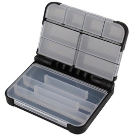 OKVGO Fishing Tackle Box for Fishing Accessories Storage, Organiser Box for Sea and Carp Coarse Fishing Bait Hook Swivels Bait Beads Tube Sleeves Clips Size L M S 3 Pieces Set