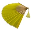 FANSOF.FANS Pack of 10 Fabric Handheld Fan with a Tassel