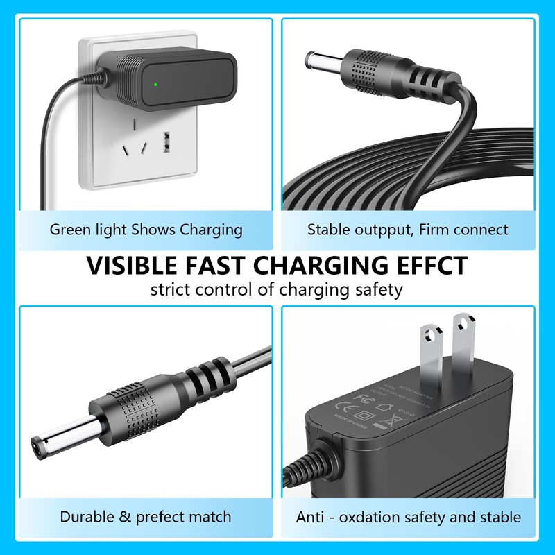 31V Charger for 25.9V Battery Cordless Vacuum Cleaner Compatible with