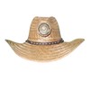 KOOL BREEZE SOLAR HAT Kool Breeze Mens Brown Gentlemen with