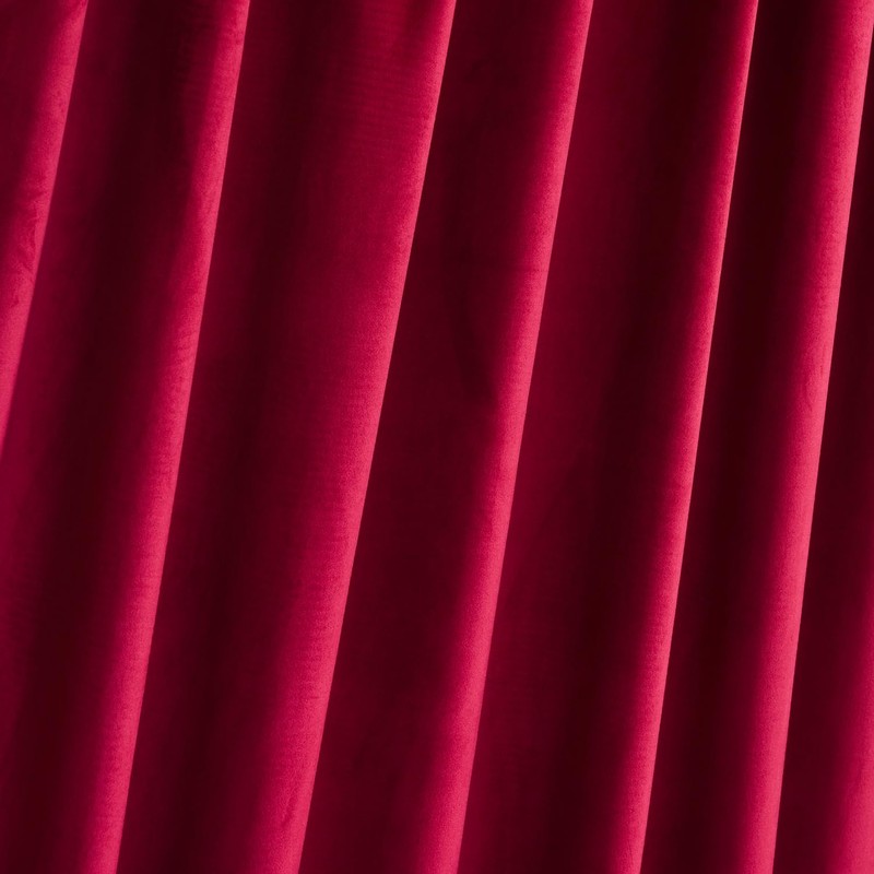 gisewood Red Velvet Curtains 96 Inches Long Back Tab Thermal