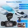 Hodozzy 4 Channel Dash Cam Car 1080P, 360° View Front