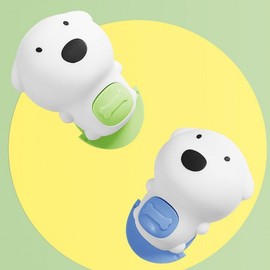 180-Degree Blue Green Dog Panda Rotating Door Stopper Dog Green