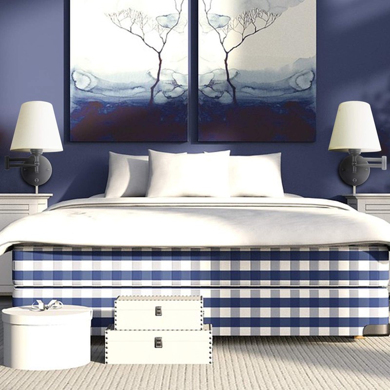 IC INSTANT COACH Swing Arm Wall Lamp Plug in Wall