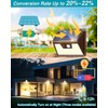 Solar Lights Outdoor 1 Pack, 140LED/3 Modes Motion Sensor Lights