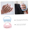 FOMIYES Scalp Massager Brush Set 2 Pack Silicon Scalp Scrubber