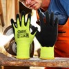 QEARSAFETY 1 Pair Cut Resistance Safety Gloves, Hi-visibility Color, Durability,