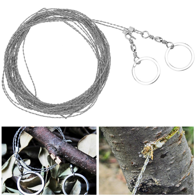 Outdoor Fretsaw Portable 10m Steel Wire Wilderness Survival Universal Stainless