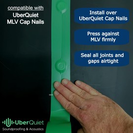 UberQuiet MLV Seam Tape, 2" x 108' - for Installation of Mass-Loaded Vinyl Noise Barriers
