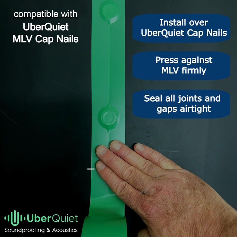 UberQuiet MLV Seam Tape, 2" x 108' - for Installation