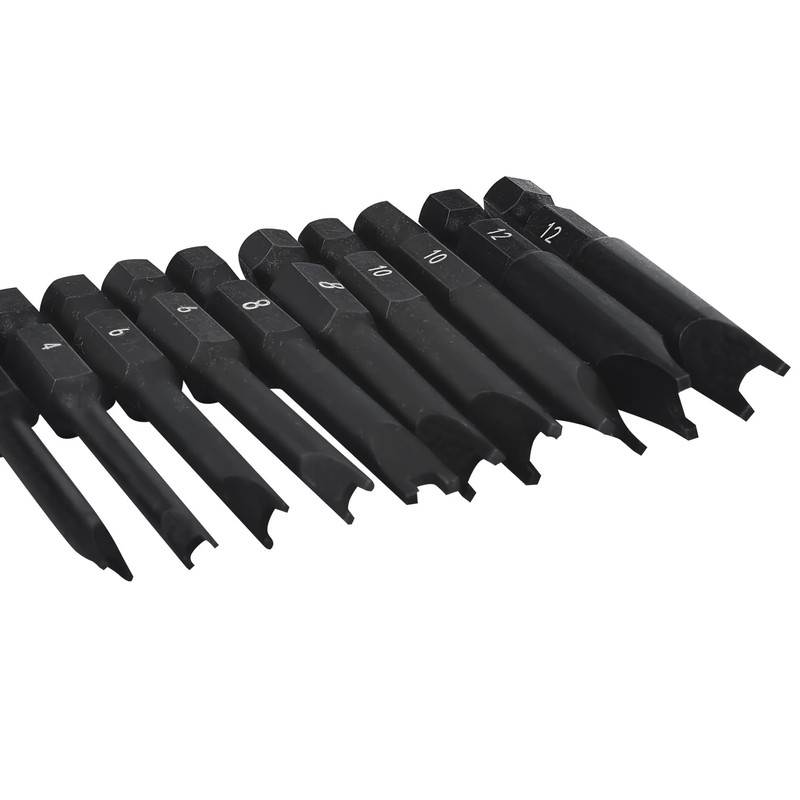 Spanner Bit Set (10 Pack - 2.3" Long Magnetic Heads)