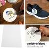 50Pcs Blank Badge Paper A4 Photo Printer Machine Supplies DIY