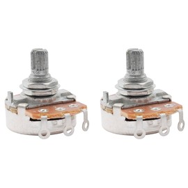 Musiclily Basic ポット500KΩ Aカーブ ミリサイズ エレキギター/ベース用(2個セット)
