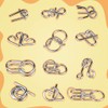 Brain Teaser Puzzle, Brain Training, Mystery Solving, Hand Play, Ring