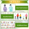 Namalu 100 Pcs Mini People Figurines 1: 150 Scale Architectural