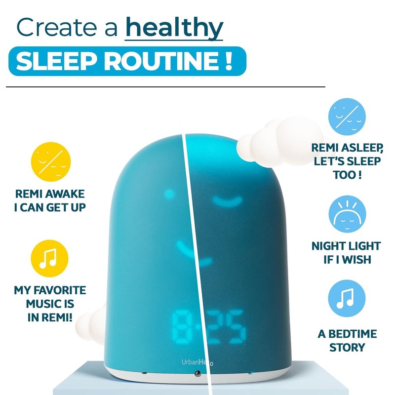 UrbanHello REMI - The Ultimate Ok to Wake Children Clock