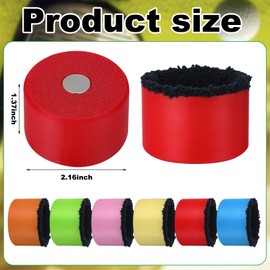 Zhehao 6 Pcs Magnetic 3D Printed Golf Ball Washer Golf Cleaner Tool for Cleaning Ball Suitable Accessories Ideal for Club Courses Pros (Colorful)