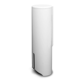 Fackelmann 86910 Cotton Pad Dispenser, Plastic, White