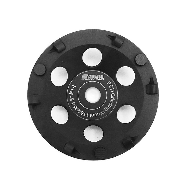 SHDIATOOL Diamond PCD Grinding Cup Wheel Polycrystalline 115mm x M14