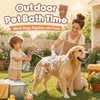 Electric Dog Shampoo Dispenser, IPX7 Waterproof, 400ml Bear Design