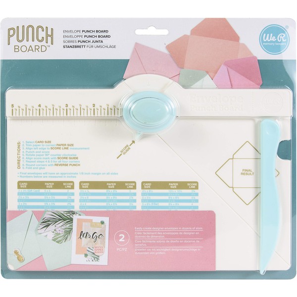 Envelope Punch Board by We R Memory Keepers. The Easiest Envelope Maker Available