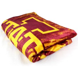 College Covers Everything Comfy Iowa State Cyclones Color Swept weiche Überwurfdecke, 76,2 x 101,6 cm  