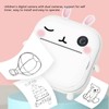 Mini Pocket Printer Rabbit Shape Thermal Printer Mini Digital Front
