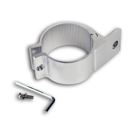 Hansen Styling Parts Universal Fitting Aluminium Pipe Clamp Diameter 75 to 78 mm for Lamp Brackets, Front Bar, Roll Bar etc. 75-78 mm