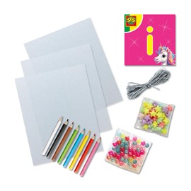 SES Creative 14748 Unicorn Bead Bracelets - Creative Set for Children from 5 Years - Make Unicorn Bracelets with Beads - Perfect for Jewellery Crafts