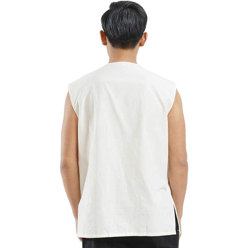 ZooBoo - Chaleco de uniforme de kung fu, estilo chino