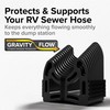 Camco Sidewinder 30-Ft RV Sewer Hose Support - Flexible Telescoping