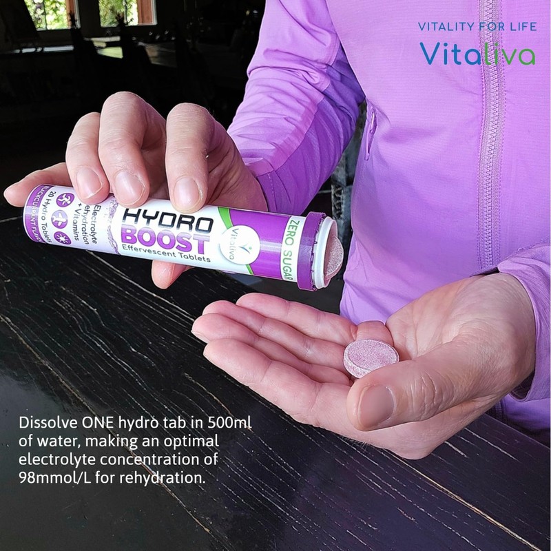 Vitaliva Hydro Boost - Electrolyte Rehydration with Essential Vitamins |
