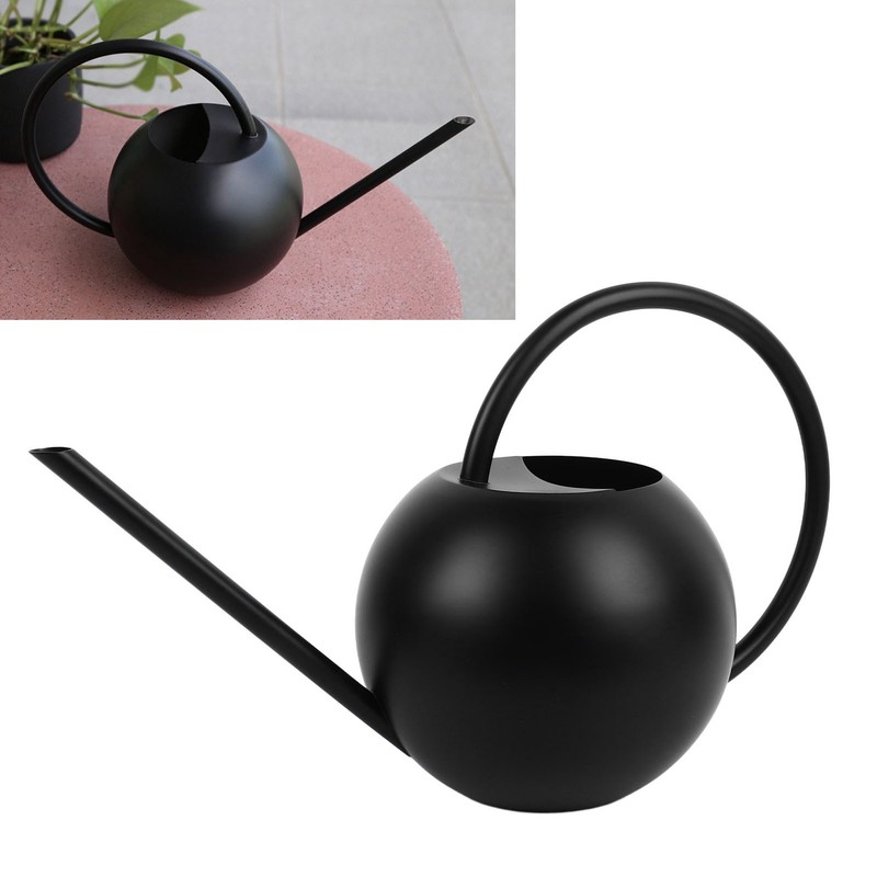 1000ml Watering Can Long Spout Watering Pot Stainless Steel Semi