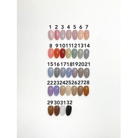 Syrup Gel One Color Handmade Nail Tips 1+1 - M Almond / 시럽젤 원컬러 수제네일팁 1+1 - 엠 아몬드
