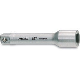 HAZET 8672 Extension Bar, Insertion Angle 0.25 inches (6.35 mm), Total Length 2.2 inches (5