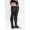 Relaxsan Relaxsan M2070A (Black 4-XL) Cotton open-toe medical compression hold