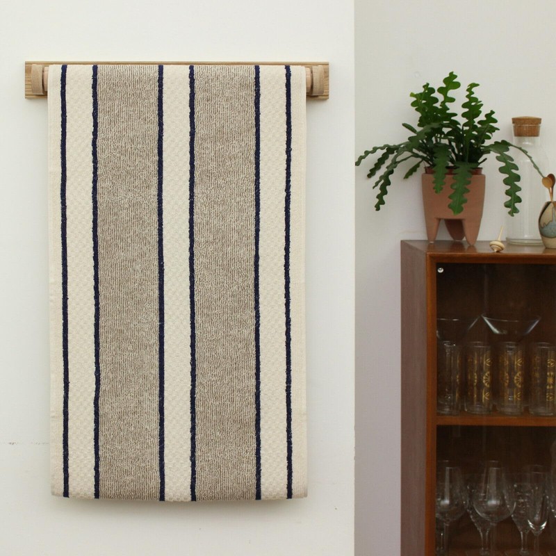 100% Cotton Traditional Terry Roller Towel - Red Stripe