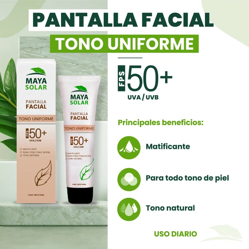 Protector Solar Facial Color Adapta Tono Piel