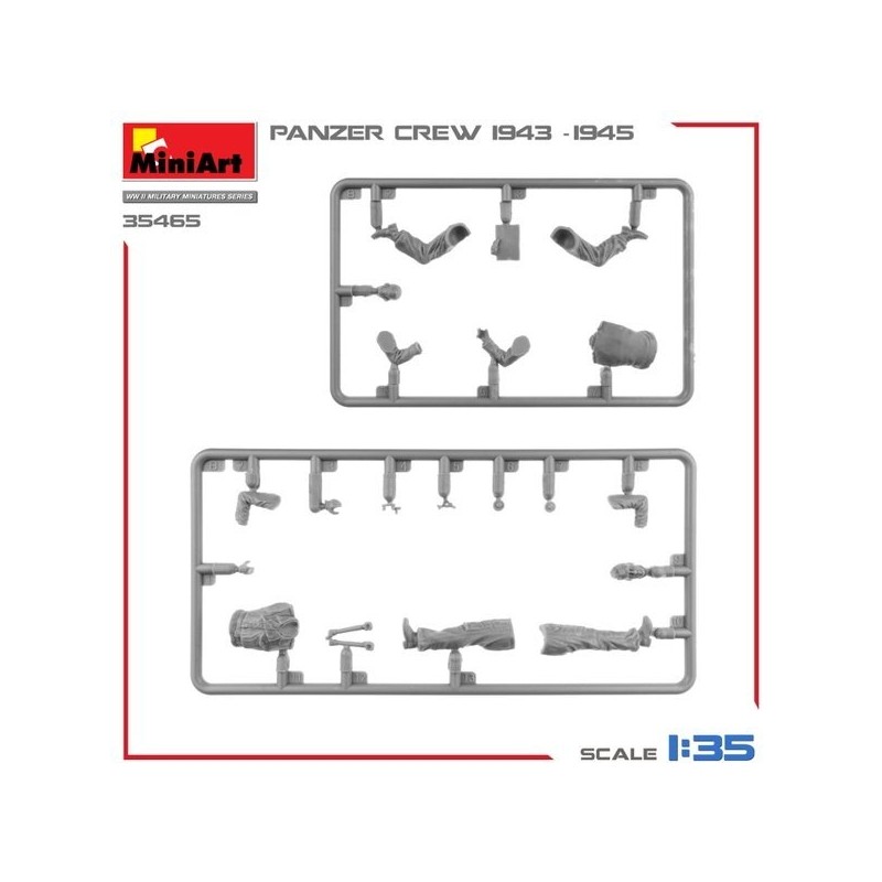 BE35465 1 vs 35 Panzer Crew 1943-1945 / BE35465 1대35
