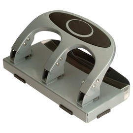 Officemate Deluxe 3-Hole Punch, Heavy Duty, with Chip Drawer, 45 Sheet Capacity (90100)