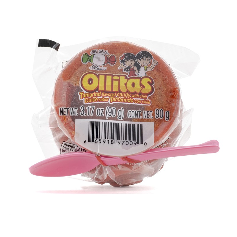 MDM OLLITAS Soft Tamarind flavored candy w/chili in plastic pot